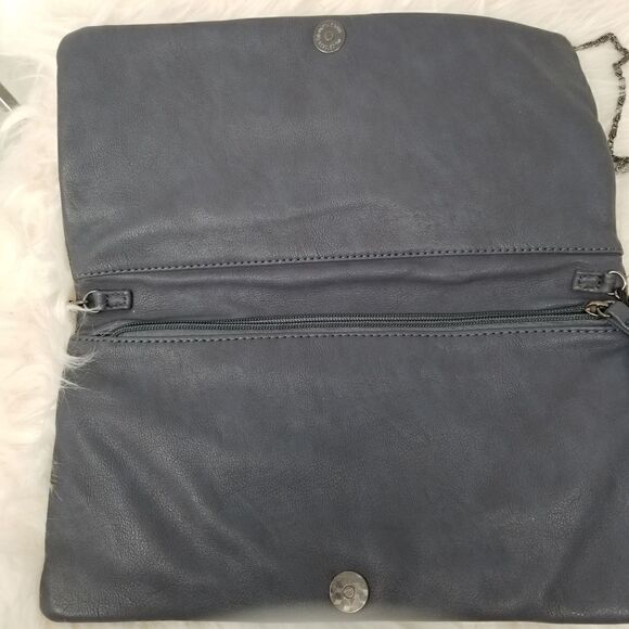 Grey/Blue Deyce Crossbody/ Clutch Bag - Picture 11 of 13
